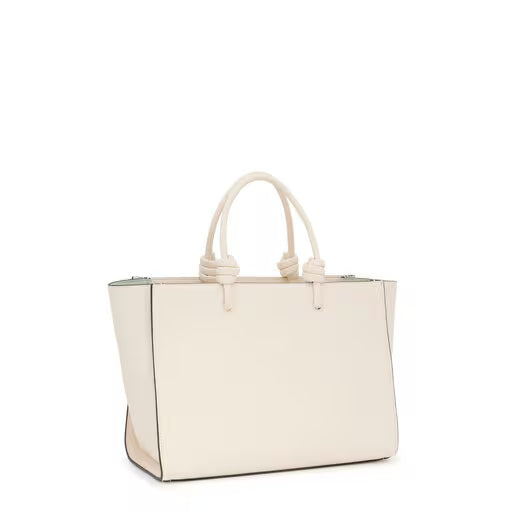 Amaya Shopper Bege Médio ALL La Rue Novo