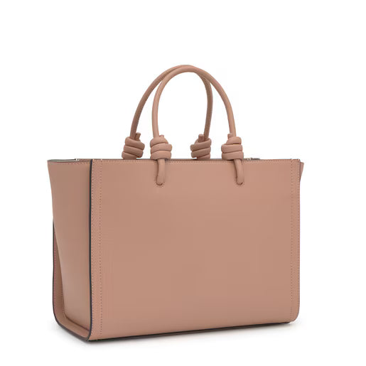Amaya Shopper Bege Médio ALL La Rue Novo