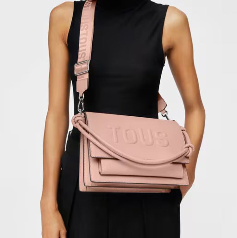 Bolsa tiracolo Audree média fúcsia TOUS Brenda