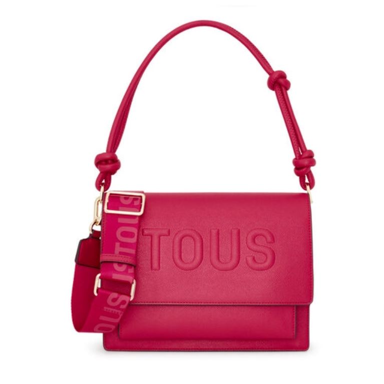 Bolsa tiracolo Audree média fúcsia TOUS Brenda