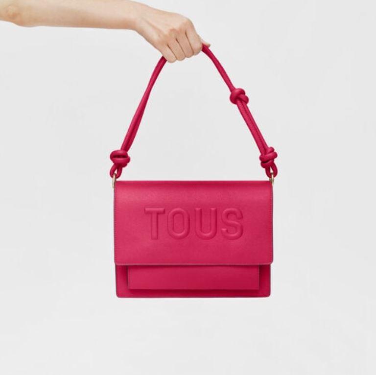 Bolsa tiracolo Audree média fúcsia TOUS Brenda