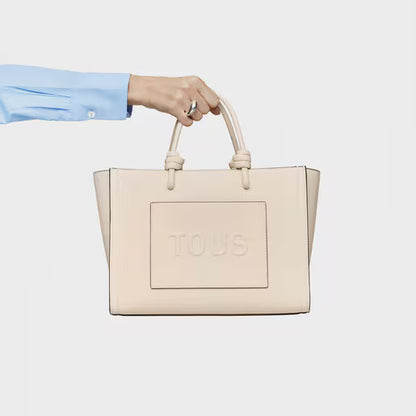 Amaya Shopper Bege Médio ALL La Rue Novo